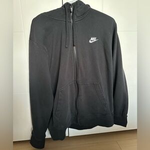 Nike club zip up hoodie, L
